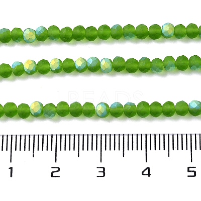 Imitation Jade Glass Beads Strands EGLA-A034-T3mm-MB11-1