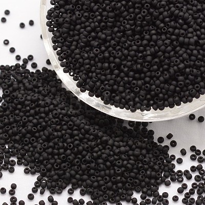 12/0 Round Glass Seed Beads SEED-J015-F12-M49-1