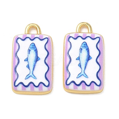 Printed Brass Pendants KK-CBAF9BC-16G-02-1