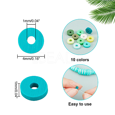 Handmade Polymer Clay Beads CLAY-FH0001-02A-02-1