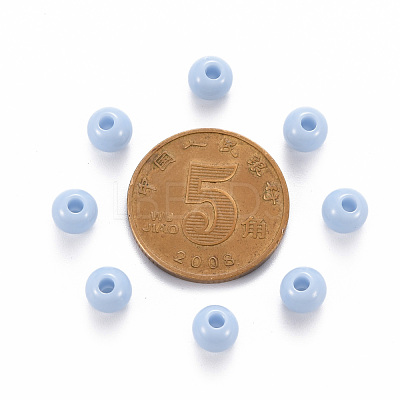 Opaque Acrylic Beads MACR-S370-C6mm-SS2113-1