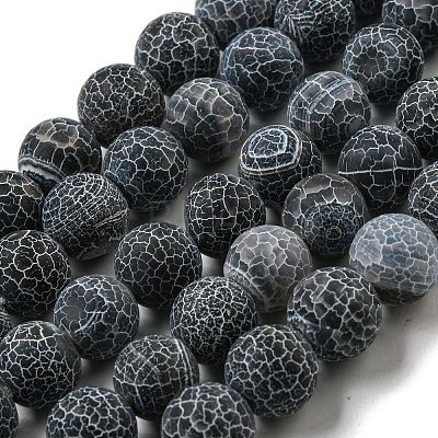 Natural Weathered Agate Beads Strands G-P538-A01-02-1