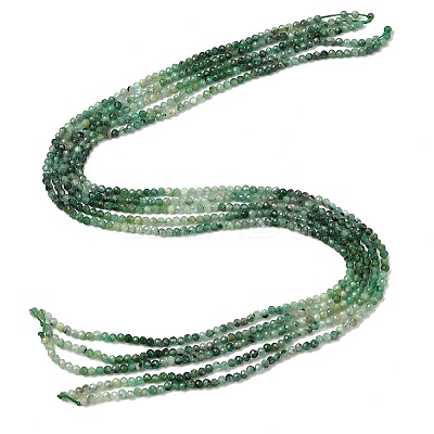 Natural Emerald Beads Strands G-Z106-A02-3mm-01-1