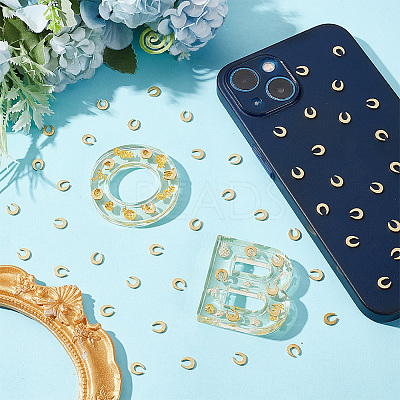 Brass Cabochons KK-OC0001-38B-1