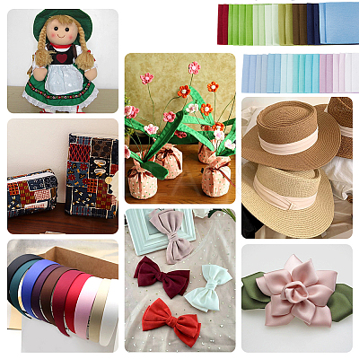 36Pcs 18 Colors Cotton Ribbon DIY-WH0542-52-1