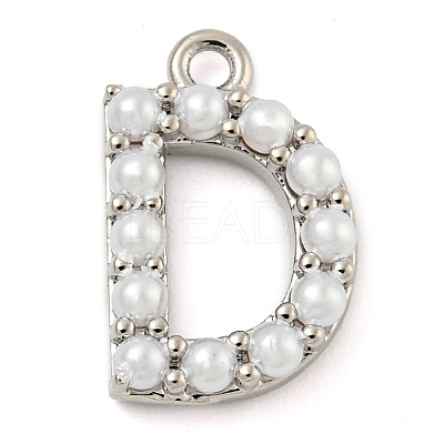 Plastic Imitation Pearl Pendants KK-P230-17P-D-1