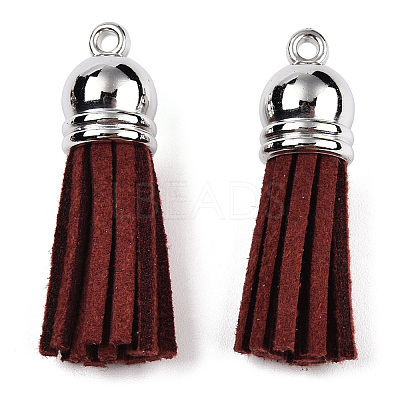 Faux Suede Tassel Pendant Decorations X-FIND-T002-A13-1