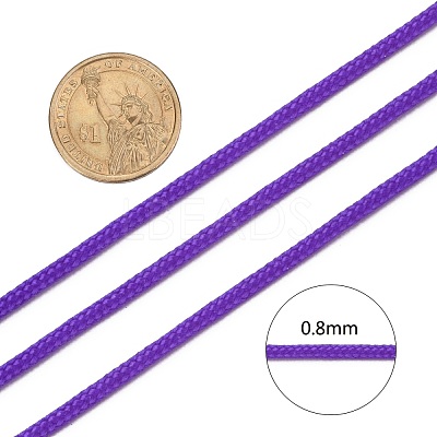 Braided Nylon Thread NWIR-R006-0.8mm-676-1