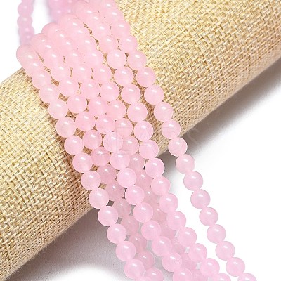 Natural Malaysia Jade Beads Strands G-L645-C01-6mm-22-1