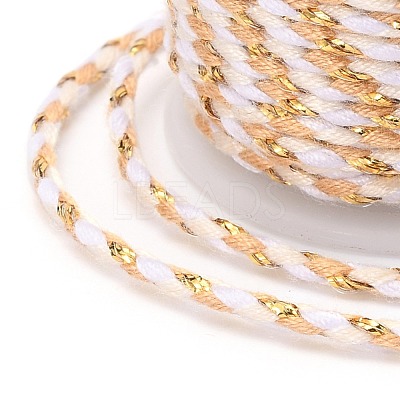 4-Ply Polycotton Cord with Metallic Thread OCOR-Z003-D33-1