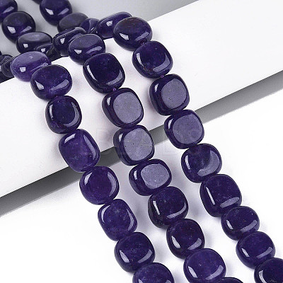 Natural White Jade Beads Strands G-N354-01A-04-1