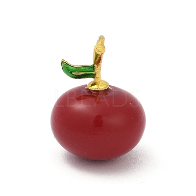 Enamel Plastic Pendants KK-G526-21G-04-1