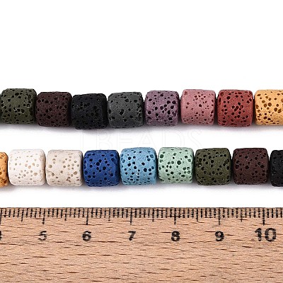 Natural Lava Rock Beads Strands G-N257-16A-01-1