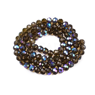 Electroplate Glass Beads Strands EGLA-A034-T3mm-L30-1