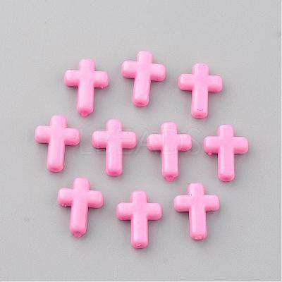 Opaque Acrylic Beads SACR-436-8-1