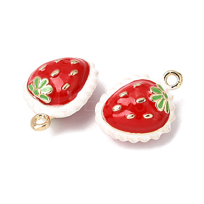 Alloy Enamel Pendants PALLOY-T094-04A-02-1