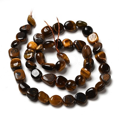 Natural Tiger Eye Beads Strands G-I351-B03-1