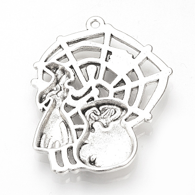Tibetan Style Alloy Pendants TIBE-S311-15AS-LF-1
