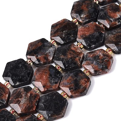 Natural Labradorite Beads Strands G-N368-01A-20-1