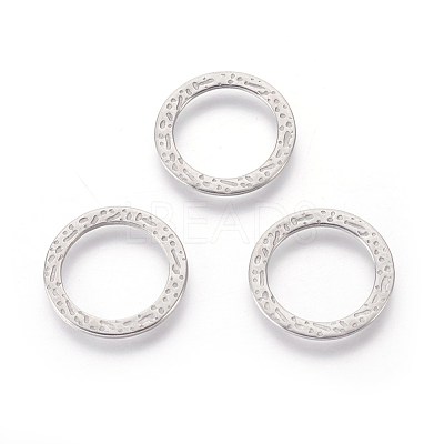 Tarnish Resistant 304 Stainless Steel Linking Rings X-STAS-F187-48P-1