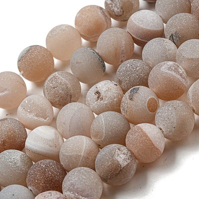Natural Weathered Agate Beads Strands G-P538-A01-11-1
