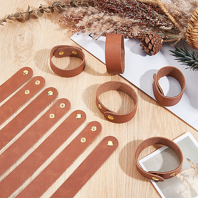 24Pcs 25MM Adjustable Leather Cord Bracelets DIY-OC0014-26-1