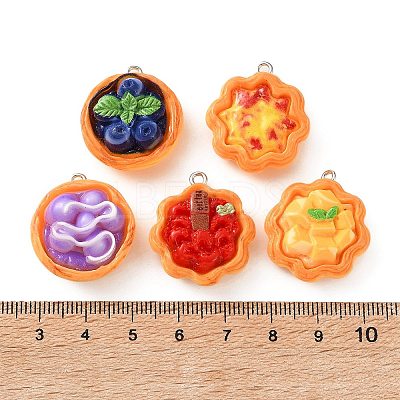 Opaque Resin Pendants RE-CBA6149-03-1