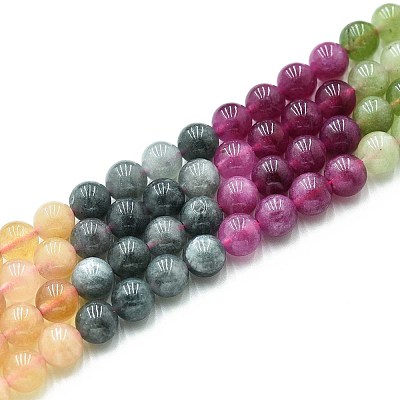 Natural Quartz Beads Strands G-N355-8mm-34-1