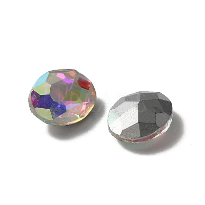 Pointed Back Glass Rhinestone Cabochons DIY-WH0043-57B-01-1