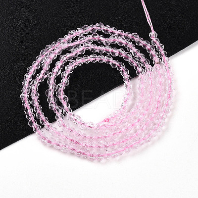 Transparent Glass Beads Strands GLAA-H021-03-22-1
