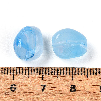 Transparent Acrylic Beads TACR-T028-43C-1