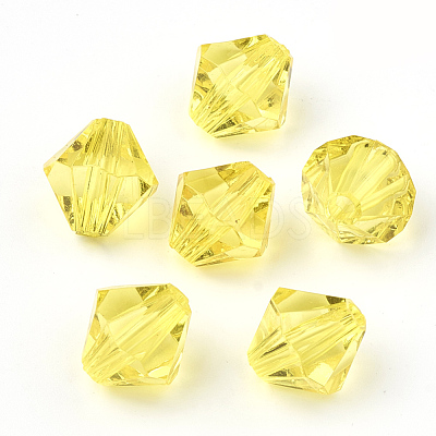 Transparent Acrylic Beads TACR-S146-6mm-09-1
