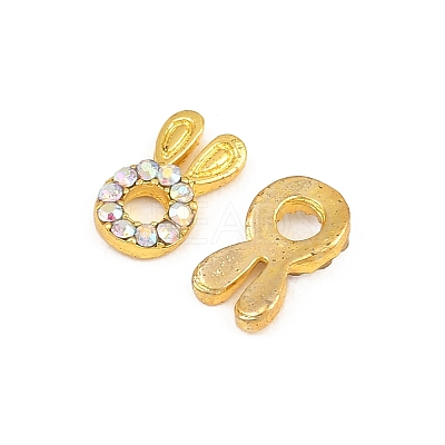 Alloy Rhinestone Cabochons MRMJ-T078-83A-RS-1