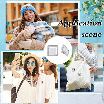 DIY Sublimation Blank Brooch Pin Making Kit DIY-WH0591-619B-1