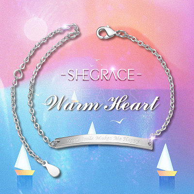 Brass Inspirational ID Bracelets JB541A-1