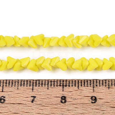 Opaque Glass Beads Strands GLAA-N019-4mm-13-1