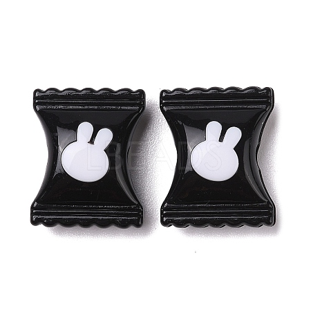 Two-tone Acrylic Beads OACR-U003-15-1