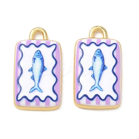 Printed Brass Pendants KK-CBAF9BC-16G-02-1