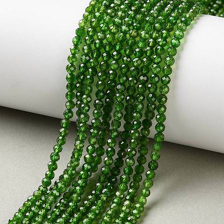 Natural Green Diopside Beads Strands GG-CBA4941-A02-3mm-1