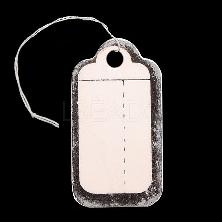 Rectangle Jewelry Display Paper Price Tags CDIS-N001-33B-1