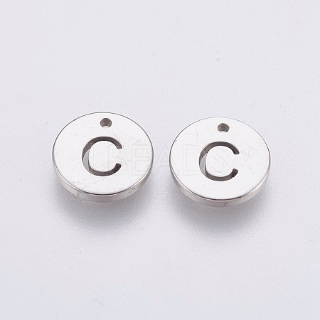 Non-Tarnish 304 Stainless Steel Charms STAS-P212-15P-24-1