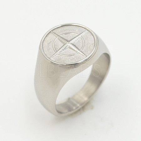 304 Stainless Steel Finger Rings FS-WG5F41B-63-1