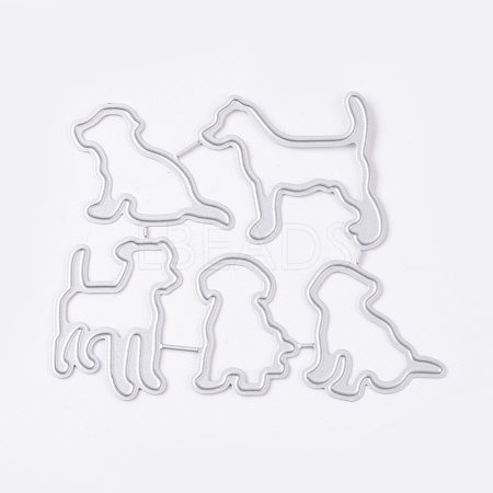 Puppy Frame Metal Cutting Dies Stencils X-DIY-WH0157-31-1