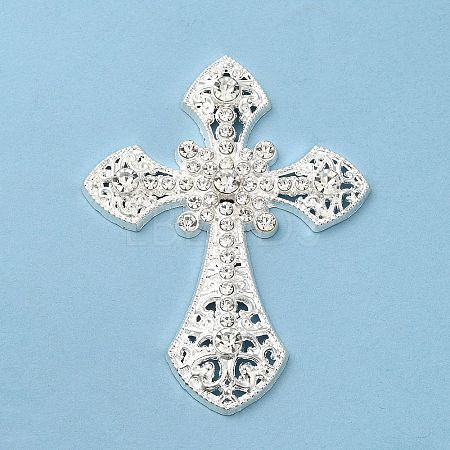 Alloy Crystal Rhinestone Cabochons ALRI-F074-06S-1