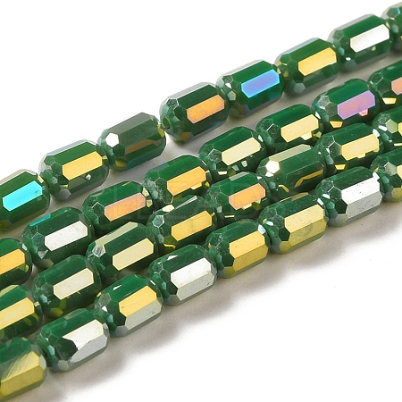 Electroplate Glass Beads Strands EGLA-D031-01E-1