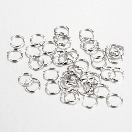 Iron Open Jump Rings LS-IFIN-A018-8mm-P-NF-1