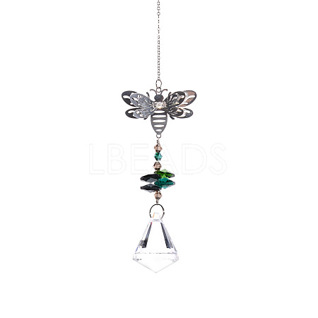 Glass Bicone Pendant Decorations WG65705-04-1